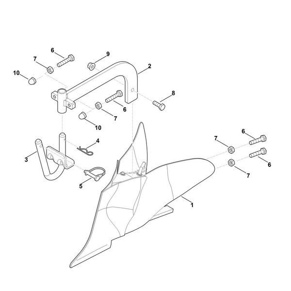 Окучник STIHL АНК 701 69067101132 фото