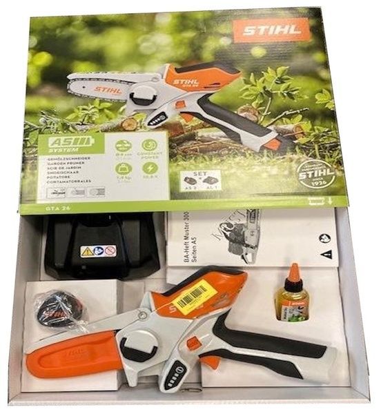 Мини-пила аккумуляторная STIHL GTA26 Set шина 10см с аккумулятором и ЗУ GA010116910 фото